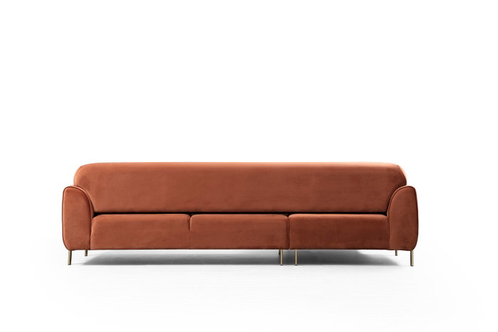 Atelier Del Sofa Sofá-Cama de Esquina Image Corner Left Cinnamon Atelier Del Sofa Sofá-Cama de Esquina Image Corner Left Cinnamon